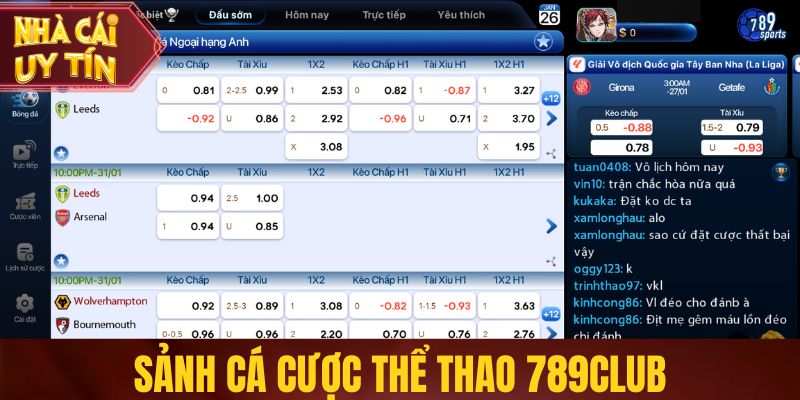 Đánh Giá 789Club - Độ Uy Tín, Tính Ổn Định Và Sự Trải Nghiệm Sảnh cá cược thể thao 789club